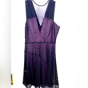 Purple party/cocktail dress by Guess.